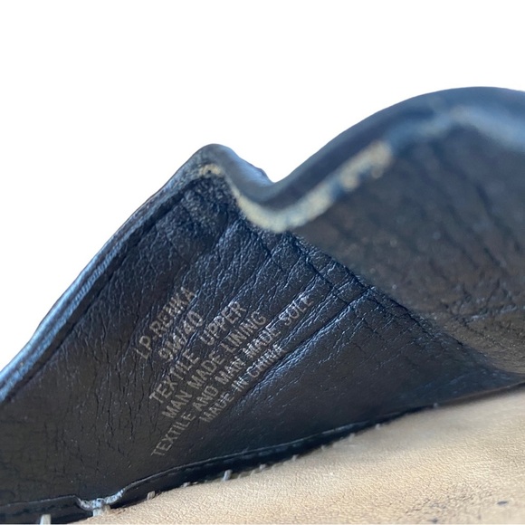 Lucky Brand Sandals Womens 9M Black Cream Renka Espadrille Woven Ankle Strap - Picture 7 of 9